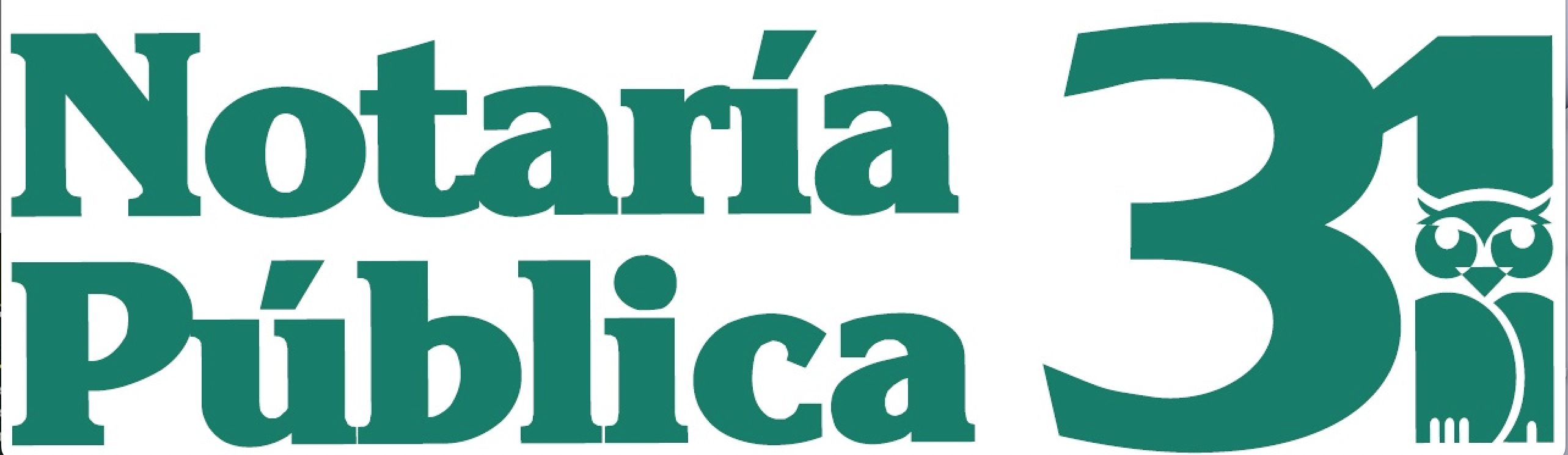 Logo NOTARIA PUBLICA 31